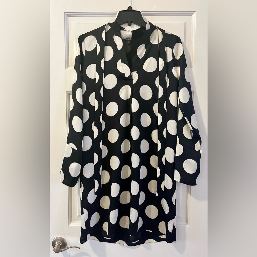 Ann Taylor Scarf Neck Dress, Size XS